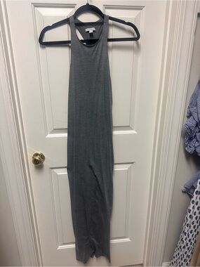 American Eagle Outfitters Gray Sleeveless Maxi Dress
